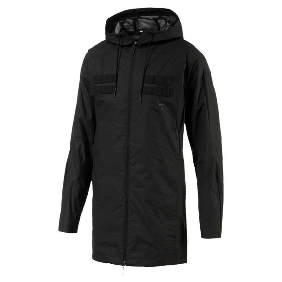 PUMA - Mens Pace Lab Hood Jacket, Size: Large, Color: Puma Black